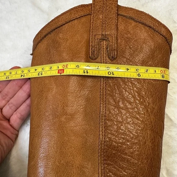 Frye Women's Tan Leather Boots - Picture 13 of 13